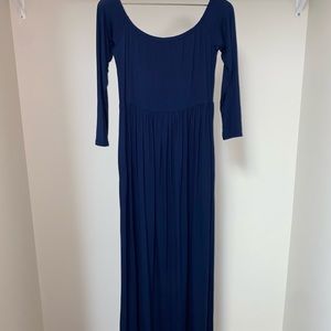 Navy Blue Maxi Dress